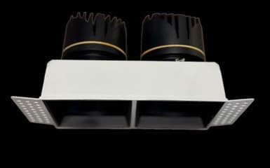 Double Square Spotlight Recessed